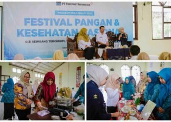 Tingkatkan Kualitas Kesehatan Masyarakat, Smelter Freeport Ajak Ibu-ibu Olah Makanan Sehat Bergizi