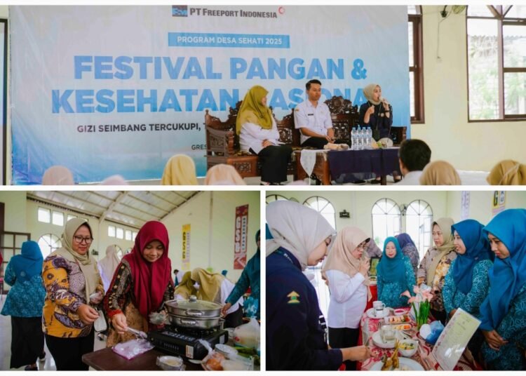 Tingkatkan Kualitas Kesehatan Masyarakat, Smelter Freeport Ajak Ibu-ibu Olah Makanan Sehat Bergizi