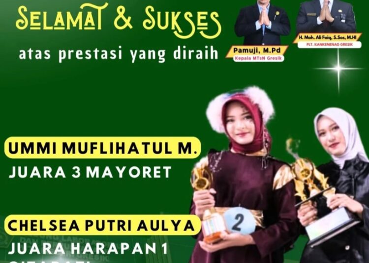 Wow, Drumband Giri Sangkala Nada MTsN Gresik Ukir Prestasi Gemilang di Ajang GSOMT 2025