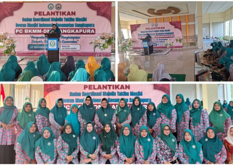 Berlayar ke Bawean, Bu Nyai Aminatun Habibah Penuh Khidmat Lantik Pengurus BKMM DMI Sangkapura