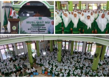 Ratusan Muslimat NU Dukun Khidmat Ngaji Rutin di Masjid Salafiyah Ponpes Alkarimi