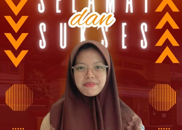 Sisihkan Ratusan Peserta, Astrid Cindy Amelia MAN 1 Gresik Raih Medali Emas Olimpiade Sains Tingkat Nasional