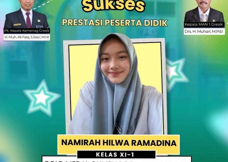 Ratusan Peserta Ikuti Olimpiade Bahasa Inggris Tingkat Nasional, Siswa MAN 1 Gresik Juaranya 