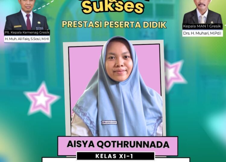 Siswa MAN 1 Gresik Kembali Persembahkan Medali Emas di Ajang Olimpiade Bahasa Indonesia Tingkat Nasional