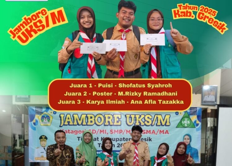 Luar Biasa !! MAN 1 Gresik Sukses Borong Juara di Ajang Jambore UKS/M Kabupaten Gresik 2025