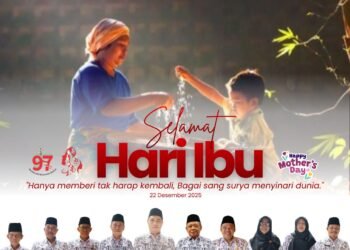 PGRI Gresik Ucapkan Selamat Hari Ibu: “Hanya memberi tak harap kembali, Bagai sang surya menyinari dunia”