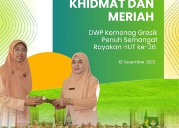Khidmat dan Meriah !! DWP Kemenag Gresik Penuh Semangat Rayakan HUT ke-26 & HAB ke-80