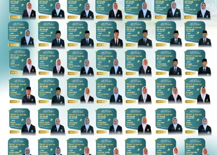 Subhanallah, 44 Santri MATQ Sunanul Muhtadin Torehkan Prestasi Gemilang Bidang Tasmi’ Al-Qur’an pada Bulan November 2025