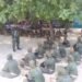 Koramil Panceng Gembleng Satpol PP Pelatihan PBB di Pantai Pasir Putih Dalegan