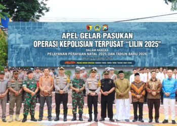 Polres Gresik Gelar Apel Operasi Lilin Semeru 2025, Pastikan Nataru Aman dan Nyaman