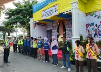 Aparat Gabungan Perkuat Sinergi Pengamanan Nataru di Kawasan Gressmall Kebomas