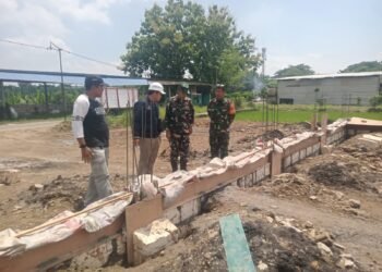 Tak Kenal Lelah !! Kodim 0817/Gresik Tinjau Pembangunan KDKMP Kawal Program Presiden Prabowo