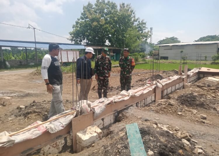 Tak Kenal Lelah !! Kodim 0817/Gresik Tinjau Pembangunan KDKMP Kawal Program Presiden Prabowo