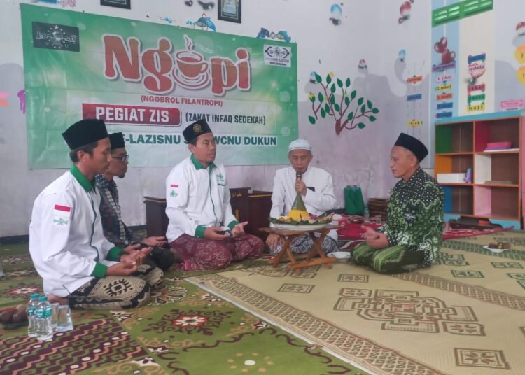 Pengujung Tahun, NU Care Lazisnu MWCNU Dukun Gelar Ngopi Filantropi ke-12 sekaligus Peringati Harlah ke-21