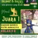Nadine Murid MTsN Gresik Berhasil Gondol Juara 1 di Ajang Kreasi Tari Tradisional Tingkat Jawa Timur