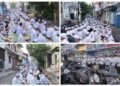 Ratusan Jamaah Majelis Siji Bersholawat Penuh Khusuk di Sekretariat Jalan Nyai Ageng Arem Arem No 3 Pekelingan Gresik