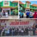 Penuh Kebersamaan !! Ratusan Guru se-Kecamatan Menganti Ikuti Jalan Sehat HUT PGRI ke-80