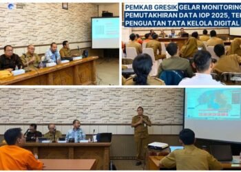 Pemkab Gresik Gelar Monitoring dan Pemutakhiran Data IOP 2025, Tekankan Penguatan Tata Kelola Digital