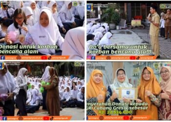 SMPN 1 Gresik Peduli Bencana: Gelar Doa Bersama dan Salurkan Bantuan Puluhan Juta