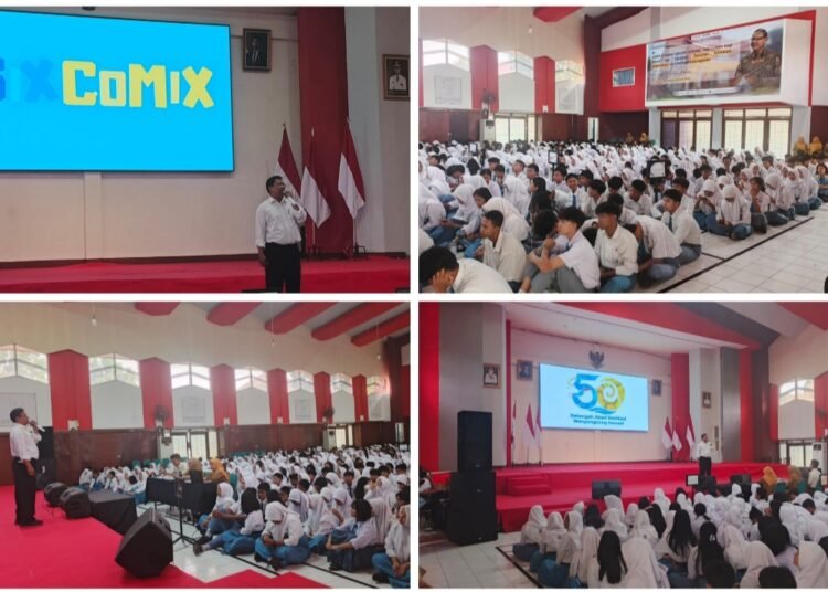 Peringati Dies Natalis ke-50, SMK Negeri 6 Surabaya Gelar Penayangan 52 Komik Digital Karya Siswa Kelas X