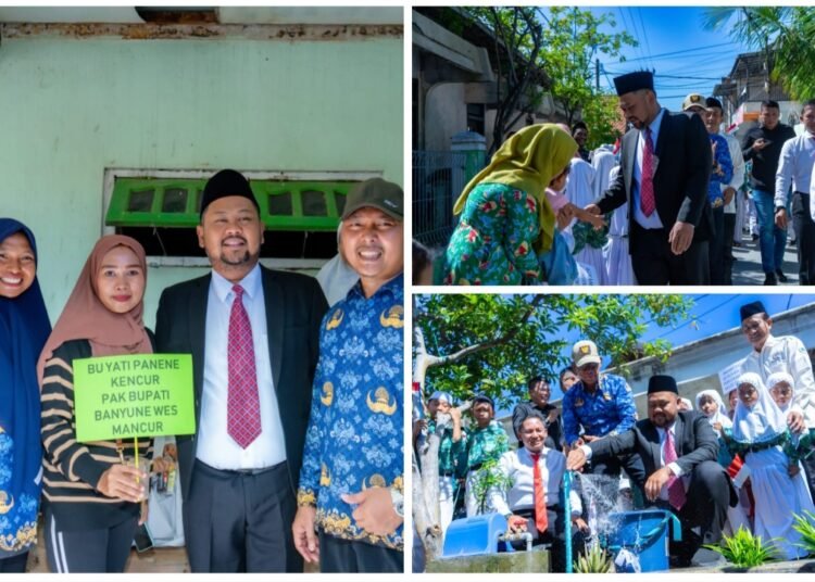 Bu Yati Panene Kencur, Pak Bupati Banyune Wes Mancur: Ratusan Warga Duduksampeyan Kini Bisa Nikmati Air Bersih