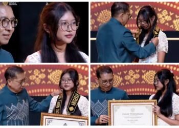 ALIYA MURDOKO, PELUKIS CERITA PANJI DARI SANGGAR DAUN MALANG MENERIMA ANUGERAH KEBUDAYAAN INDONESIA 2025 KATEGORI ANAK DAN REMAJA