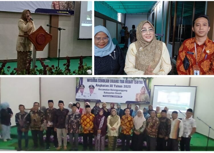 Hadiri Wisuda Sekolah Orang Tua Hebat, Kadis KBPPPA Gresik: Wujudkan Generasi Sehat Menuju Indonesia Emas 2045