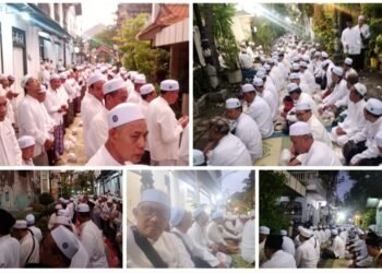 Khidmat !! Majelis Siji Bersholawat Dalam Rangka Haul KH. Ahmad Salim Djamhari ke-45