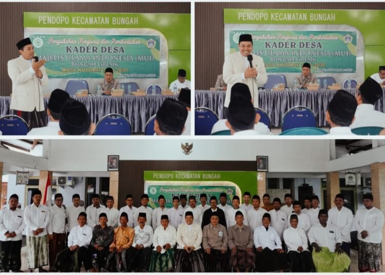 Santun dan Menyejukkan !! Makmun, M.Ag Sampaikan Peran MUI pada Kader Penggerak Desa se-Kecamatan Bungah