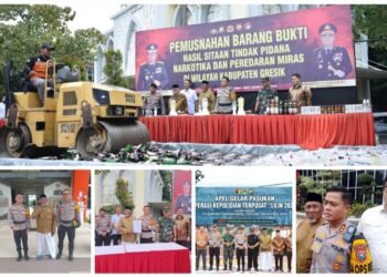 Tutup Tahun, MUI Apresiasi Polres Gresik Berhasil Ungkap Ratusan Kasus Kriminal, Miras, dan Narkoba