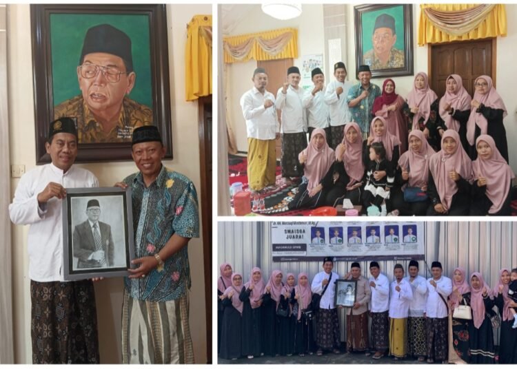 Penuh Edukasi !! Dewan Guru MI Alkarimi Gresik Gelar Silaturrahmi ke KH Marzuki Mustamar dan KH. Maskuri Bakri