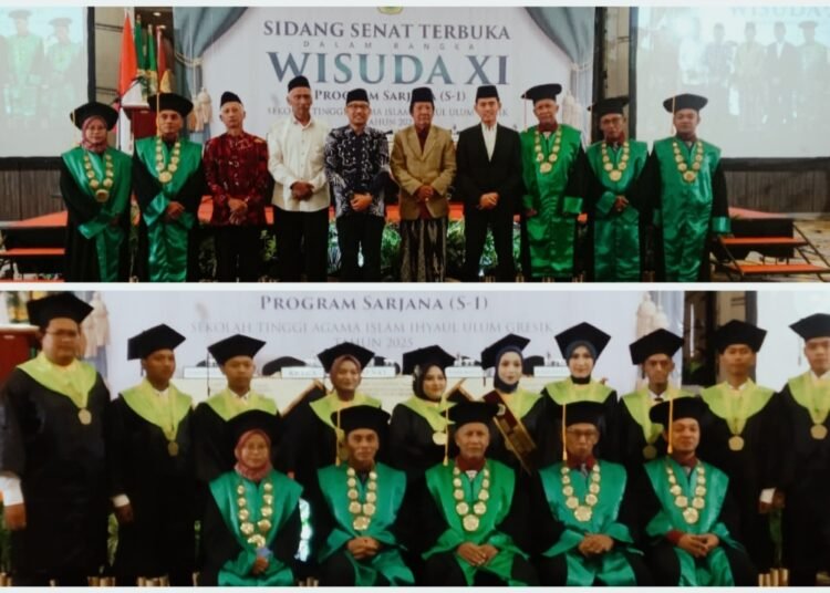 STAIIU Dukun Gresik Sukses Gelar Wisuda XI Sarjana S1 Prodi PAI dan EKI