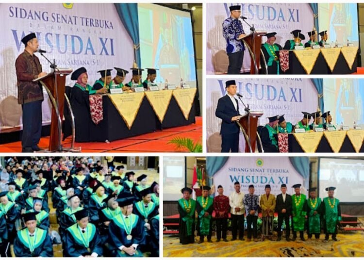 Istimewa !! Wisuda ke-11 STAI Ihyaul Ulum Bertabur Pesan Inspiratif Tokoh Nasional