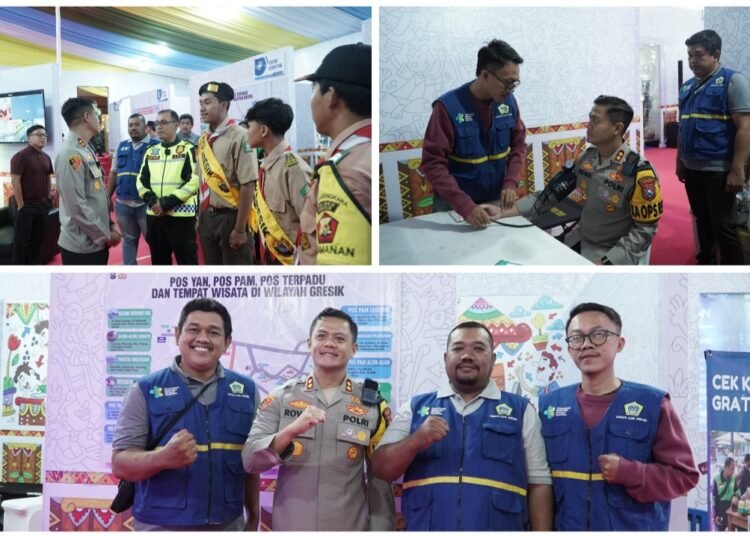 Pastikan Keamanan Nataru, Kapolres Gresik Pantau Langsung Kesiapan Pos Pelayanan Gress Mall