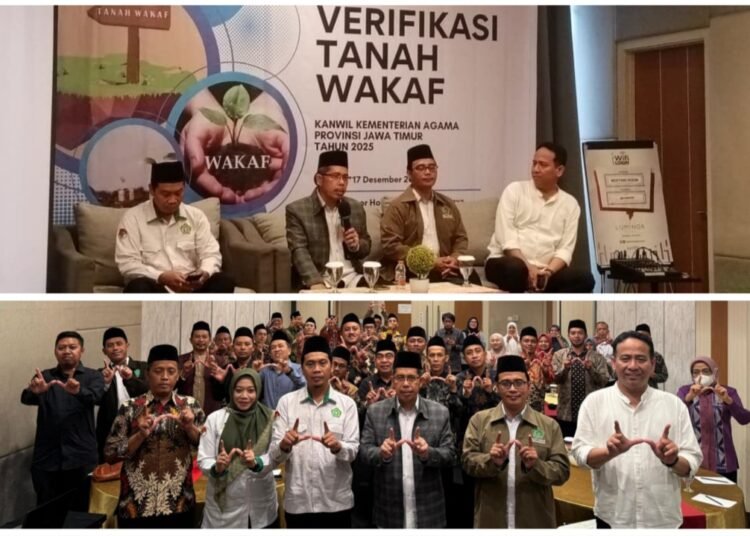 Kanwil Kemenag Jatim Gelar Verifikasi Tanah Wakaf 2025, Perkuat Akurasi Data dan Optimalisasi Wakaf Uang