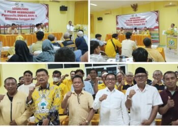 Kompak Penuh Kebersamaan, Ahmad Labib Gelar Sosialisasi 4 Pilar Bersama Kader Golkar Kebomas