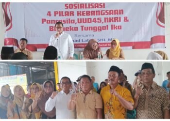 Ahmad Labib Gelar Sosialisasi 4 Pilar di Kediaman Anggota DPRD Gresik Hj. Khomsatun Balongpanggang