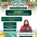 PENGUJUNG TAHUN, SISWI TERBAIK MAN 2 GRESIK JUARA 1 STORYTELLING TINGKAT NASIONAL