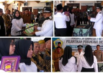 Tutup Tahun, Kades Randuagung Resmi Lantik Dua Perempuan Jadi Perangkat Desa