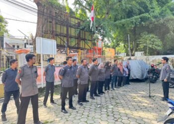 Akhir Tahun Padat Kegiatan, Bawaslu Gresik Perkuat Koordinasi Melalui Apel Senin