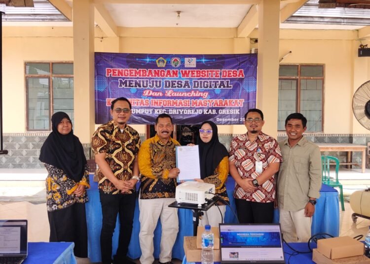 Diskominfo Gresik Jadi Narasumber Pengembangan Desa Digital dan Launching KIM di Desa Sumput