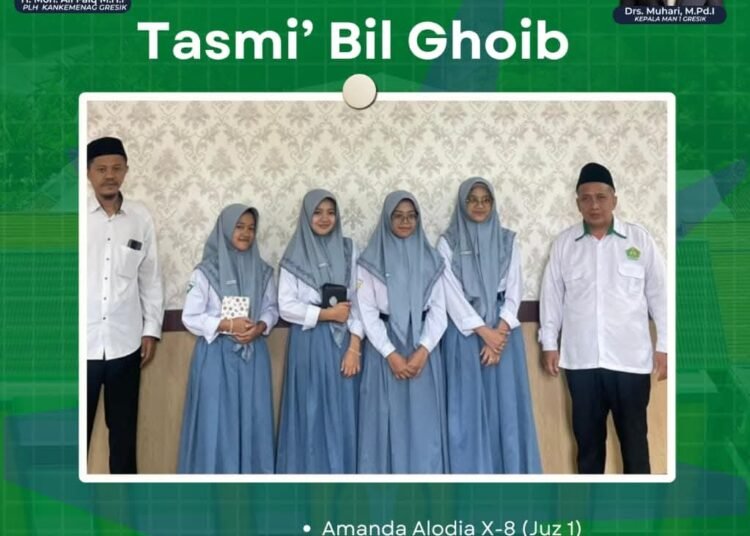 MAN 1 Gresik Kembali Gelar Tasmi’ Bil Ghoib Ikhtiar Cetak Generasi Qur’ani