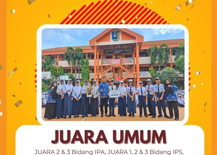 Istimewa !! SMP Negeri 1 Gresik Sukses Raih Juara Umum di Ajang Bergengsi J-ISMAC 6