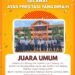 Istimewa !! SMP Negeri 1 Gresik Sukses Raih Juara Umum di Ajang Bergengsi J-ISMAC 6