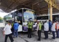 Viral Sopir Ugal-ugalan, Satlantas Polres Gresik Gelar Ramp Check Bus Demi Keselamatan Penumpang