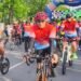 Dandim Gresik Penuh Semangat Ikuti Gowes Bersama di Korem 084/Bhaskara Jaya