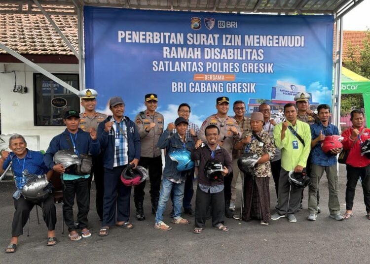 Kolaborasi BRI dan Polres Gresik Perkuat Akses SIM bagi Penyandang Disabilitas