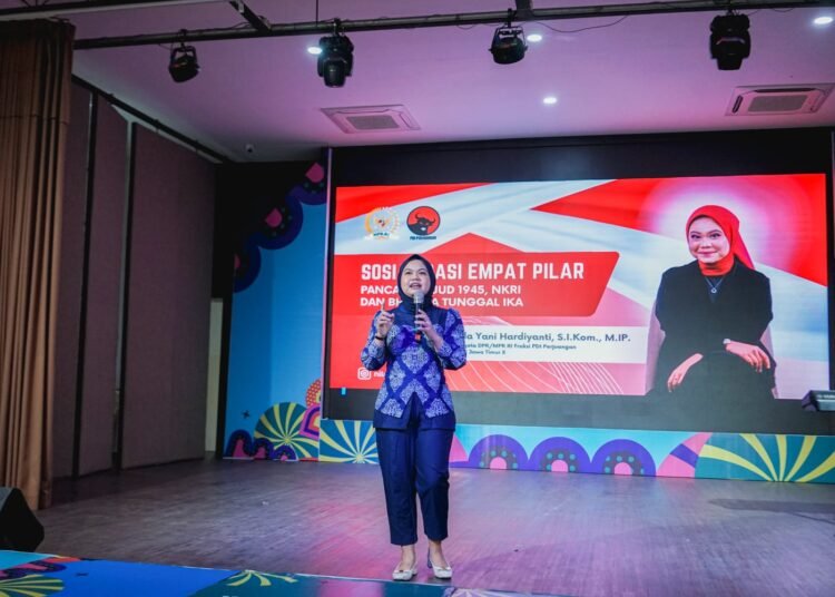Rombongan Mbak Nila Antusias Ikuti Sosialisasi 4 Pilar MPR RI Wujud Terima Kasih Dapat Bantuan Rombong Gratis