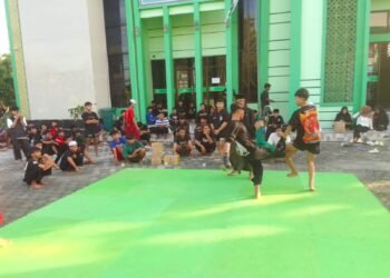 Harlah ke-40, Pagar Nusa Ancab Dukun Gelar Pencak Dor Lesehan Perkuat Silaturrahim Anggota