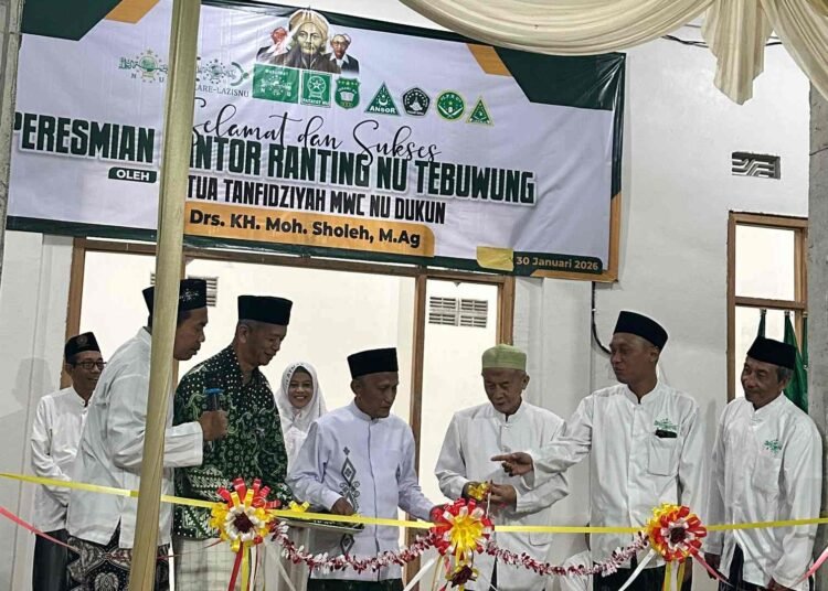 Semarak Harlah Nahdlatul Ulama ke-103, Ranting NU Tebuwung Resmikan Kantor NU